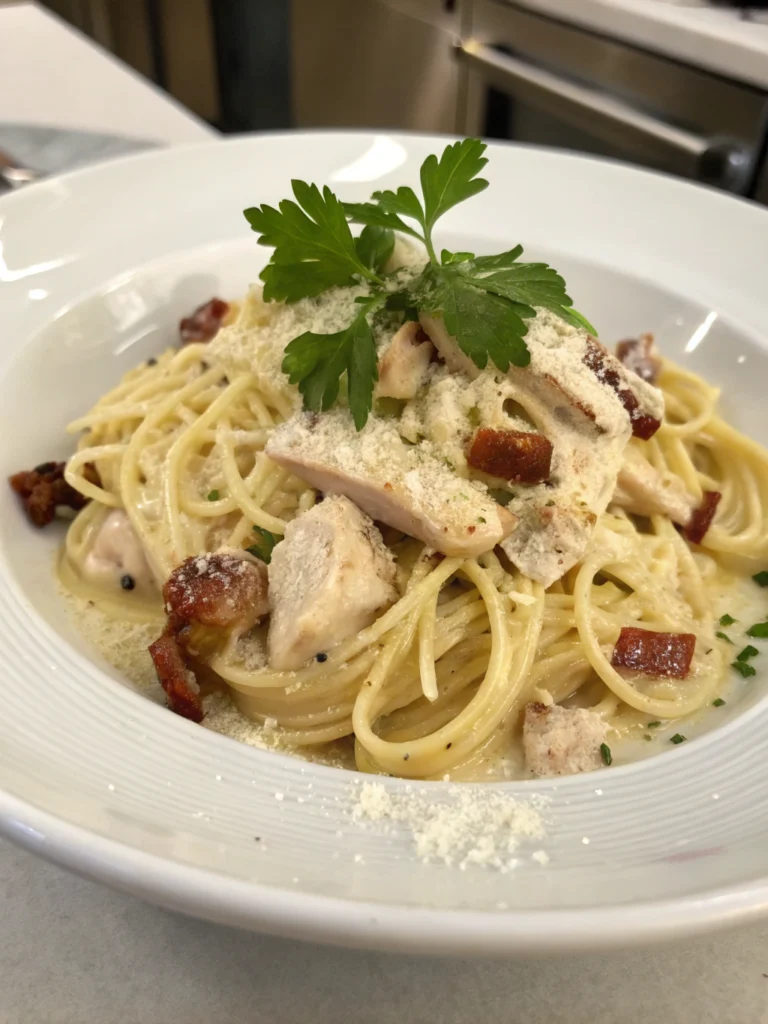 chicken carbonara recipe