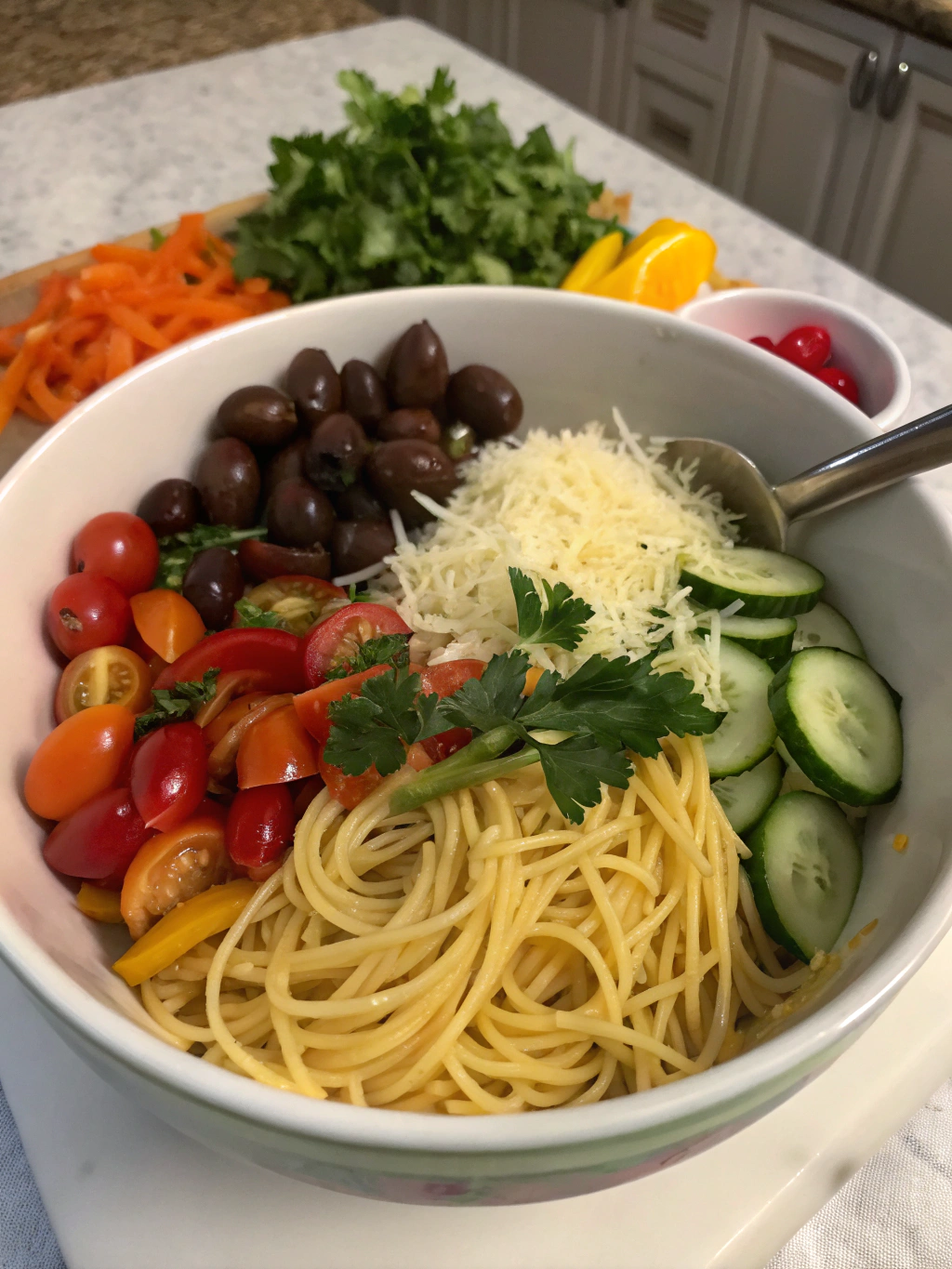 spaghetti salad recipe ingredients