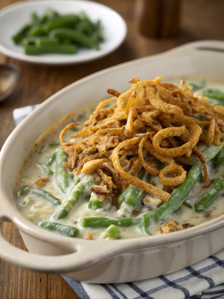 campbell soup green bean casserole recipe
