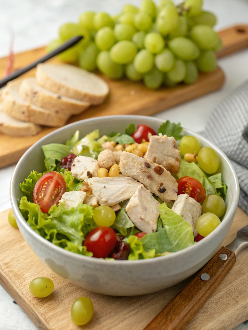 chicken salad recipe with grapes ingredients