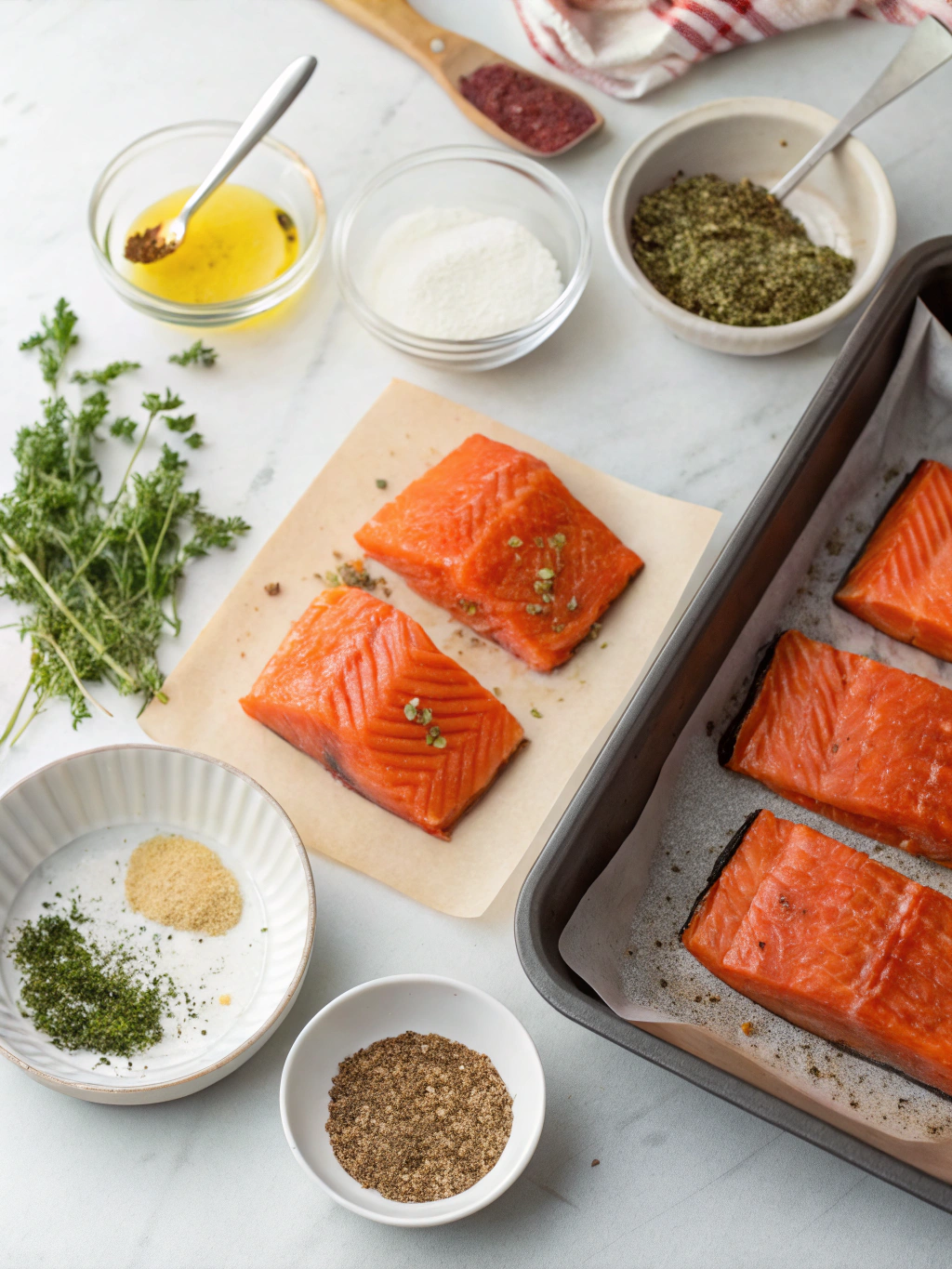 sockeye salmon recipe preparing steps