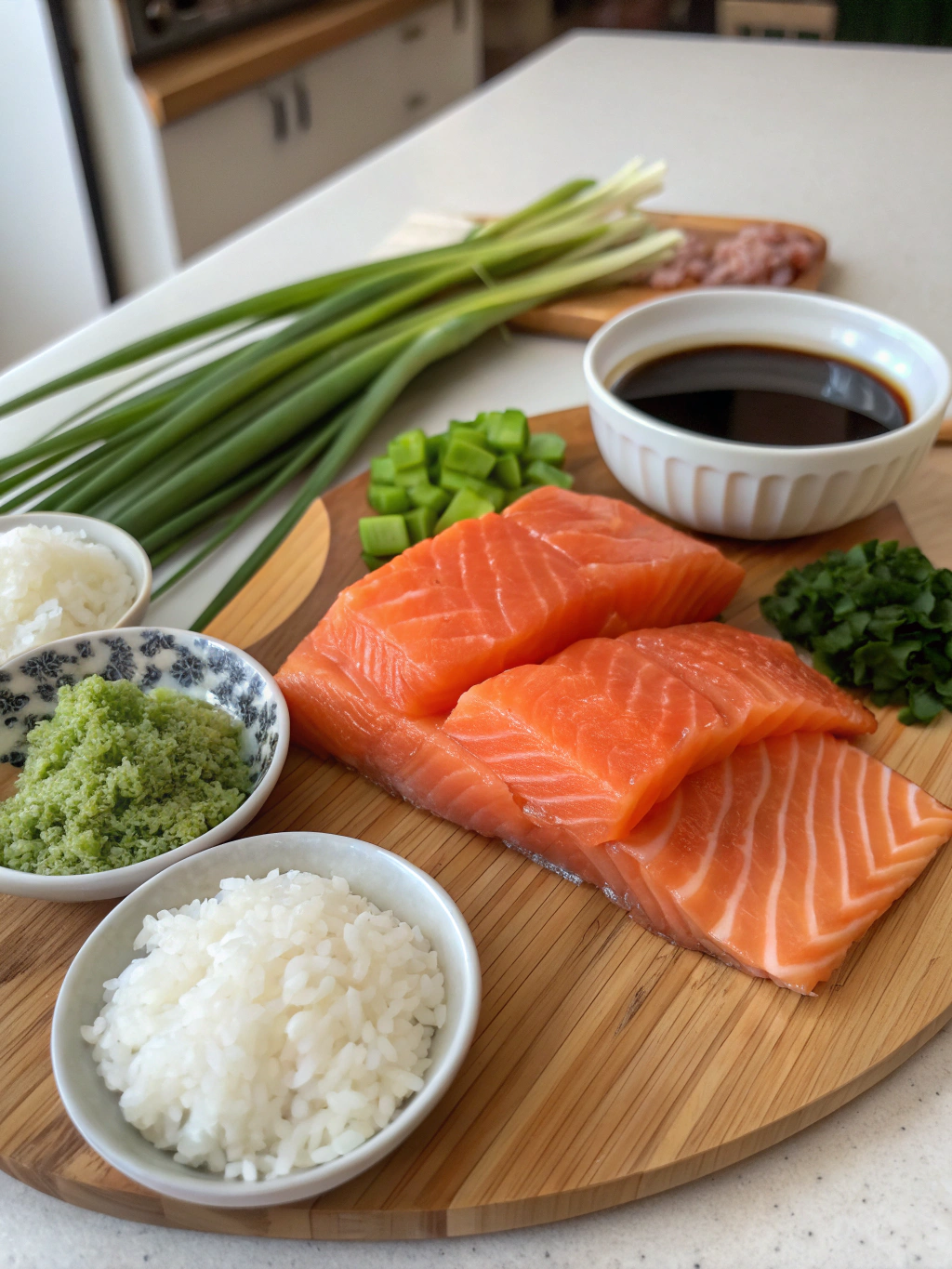 salmon and rice recipe ingredients